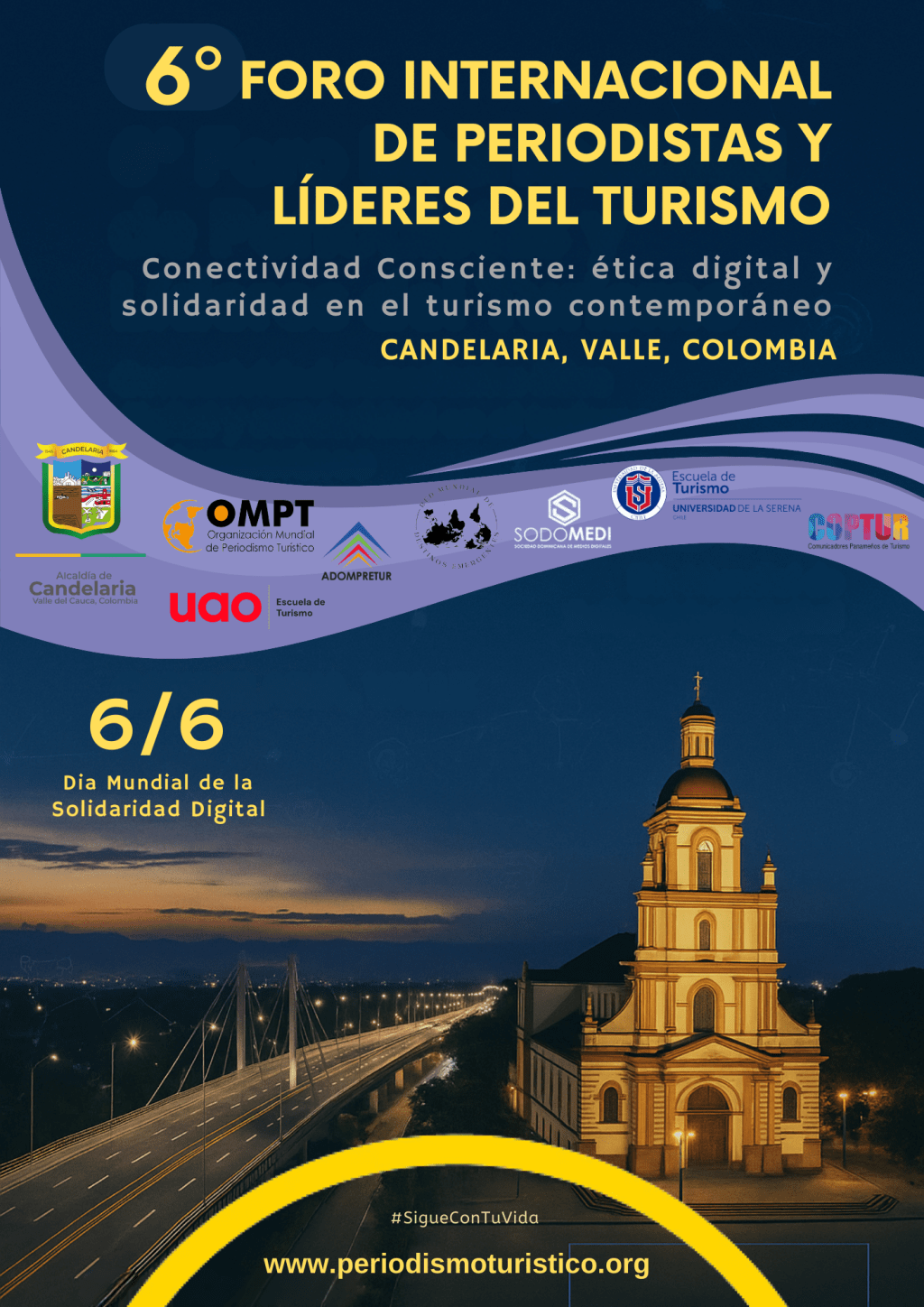 Programa completo y registro 6to Foro Internacional de Periodistas y Líderes del Turismo: Día Mundial de la Solidaridad&nbsp;Digital